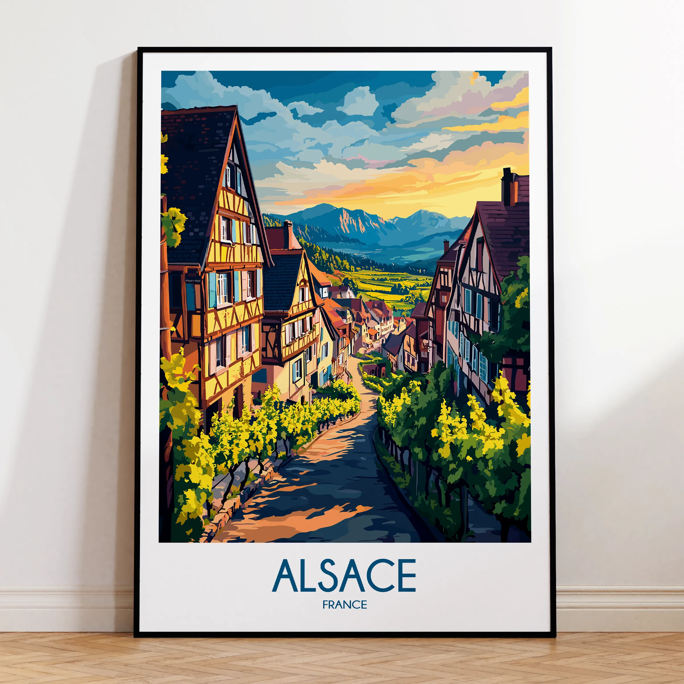 Alsace Souvenir Poster Print