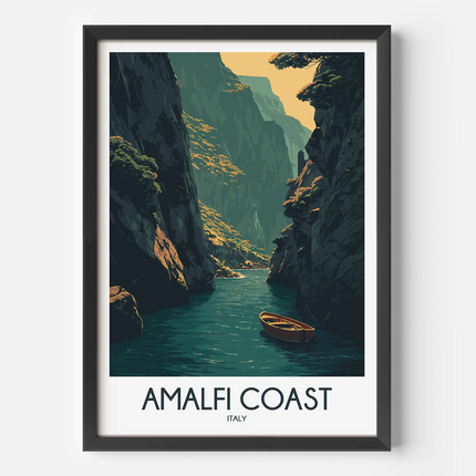 Amalfi Coast Destination Art Gift