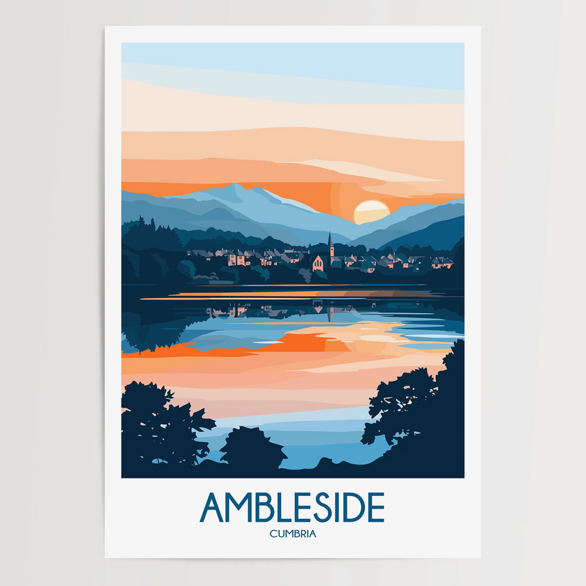 Ambleside Scenic Landscape Art