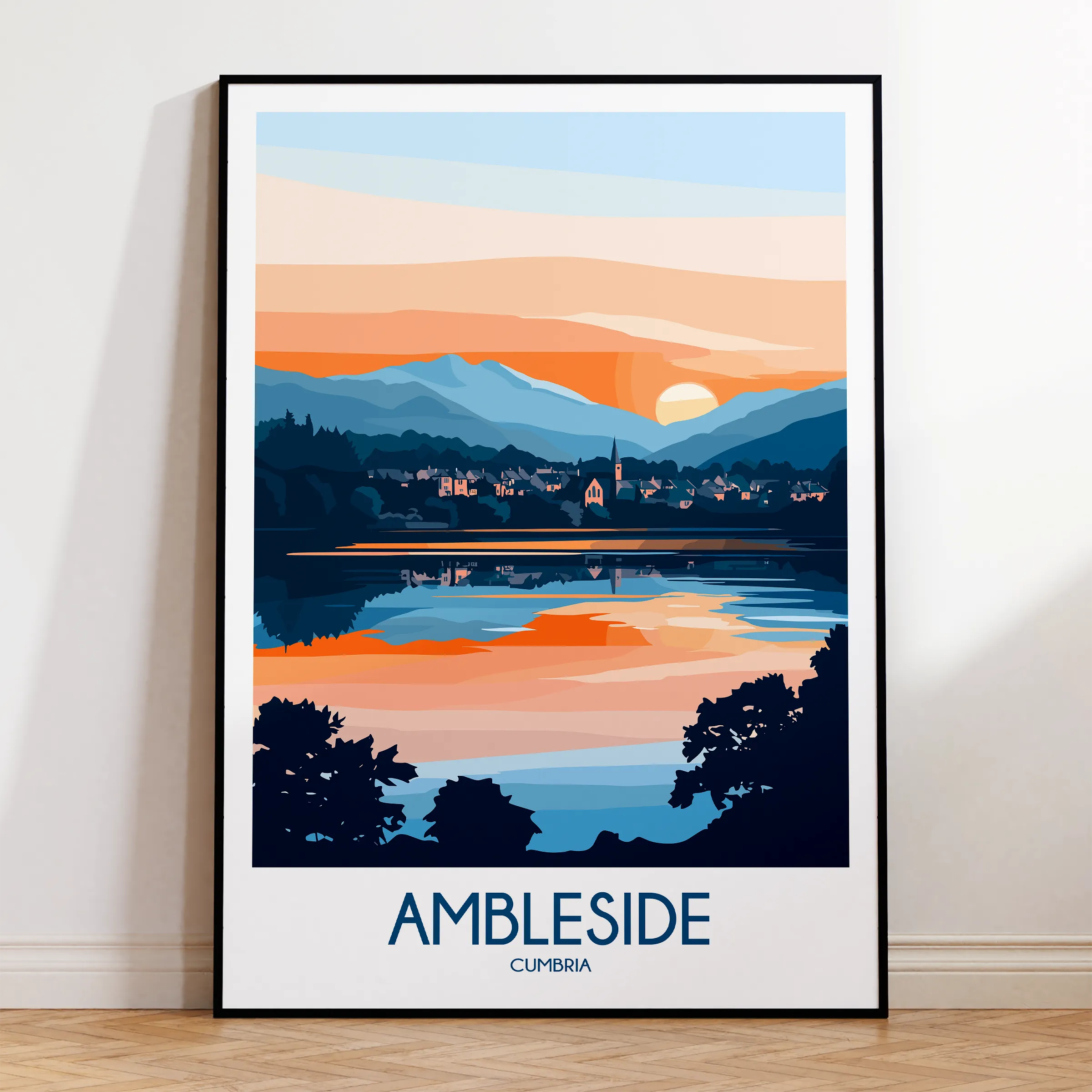 Ambleside Souvenir Poster Print