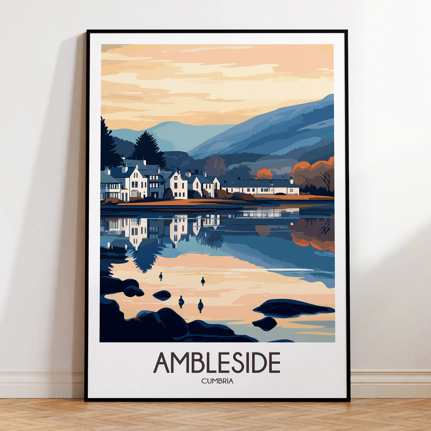 Ambleside Souvenir Poster Print