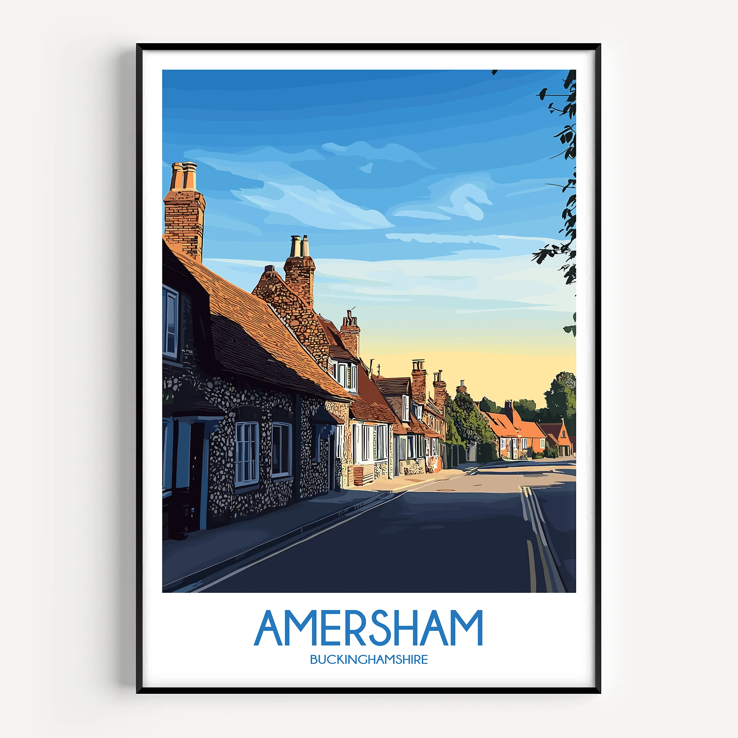 Amersham Vintage Style Print