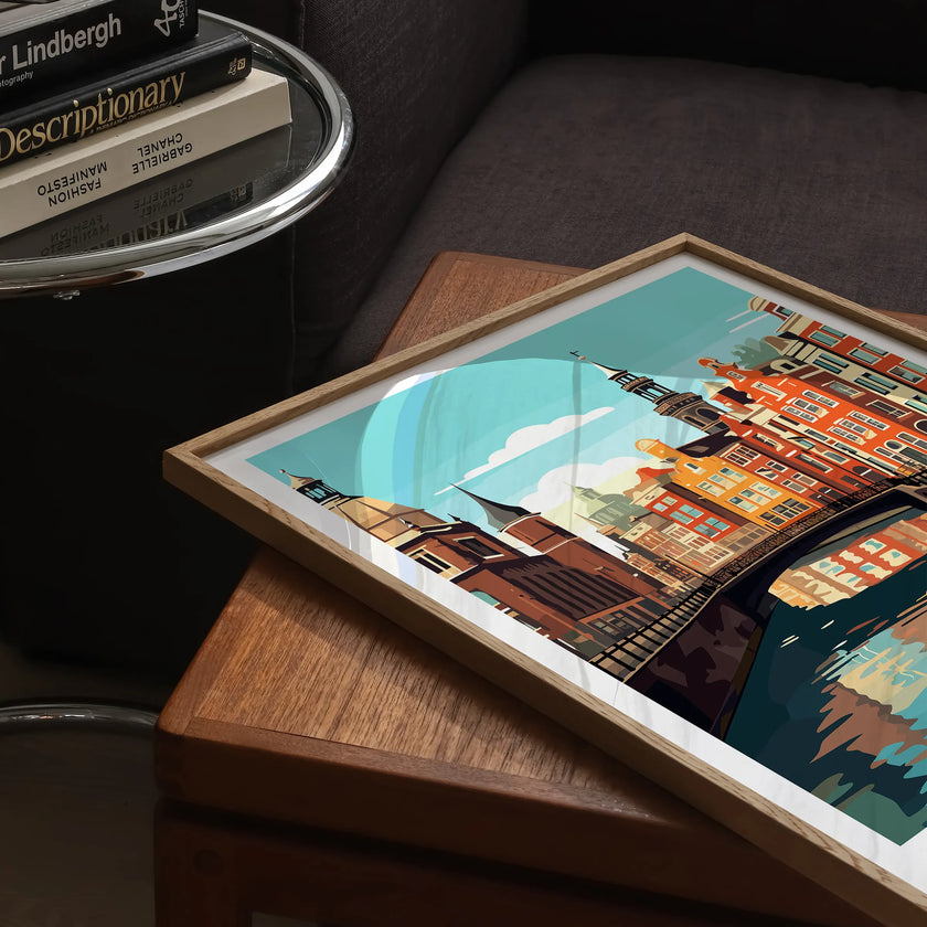 Amsterdam Destination Art Gift