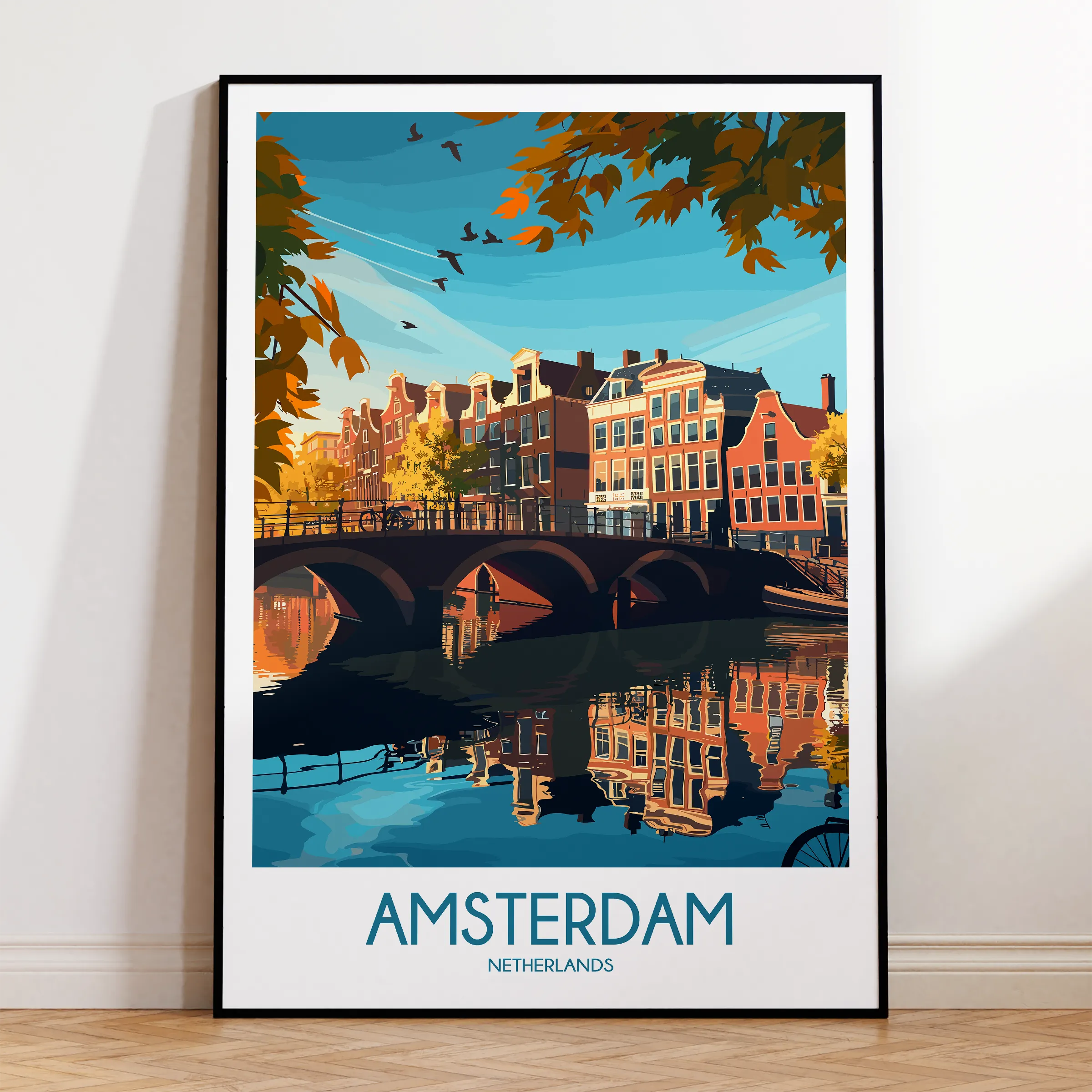 Amsterdam Destination Art Gift