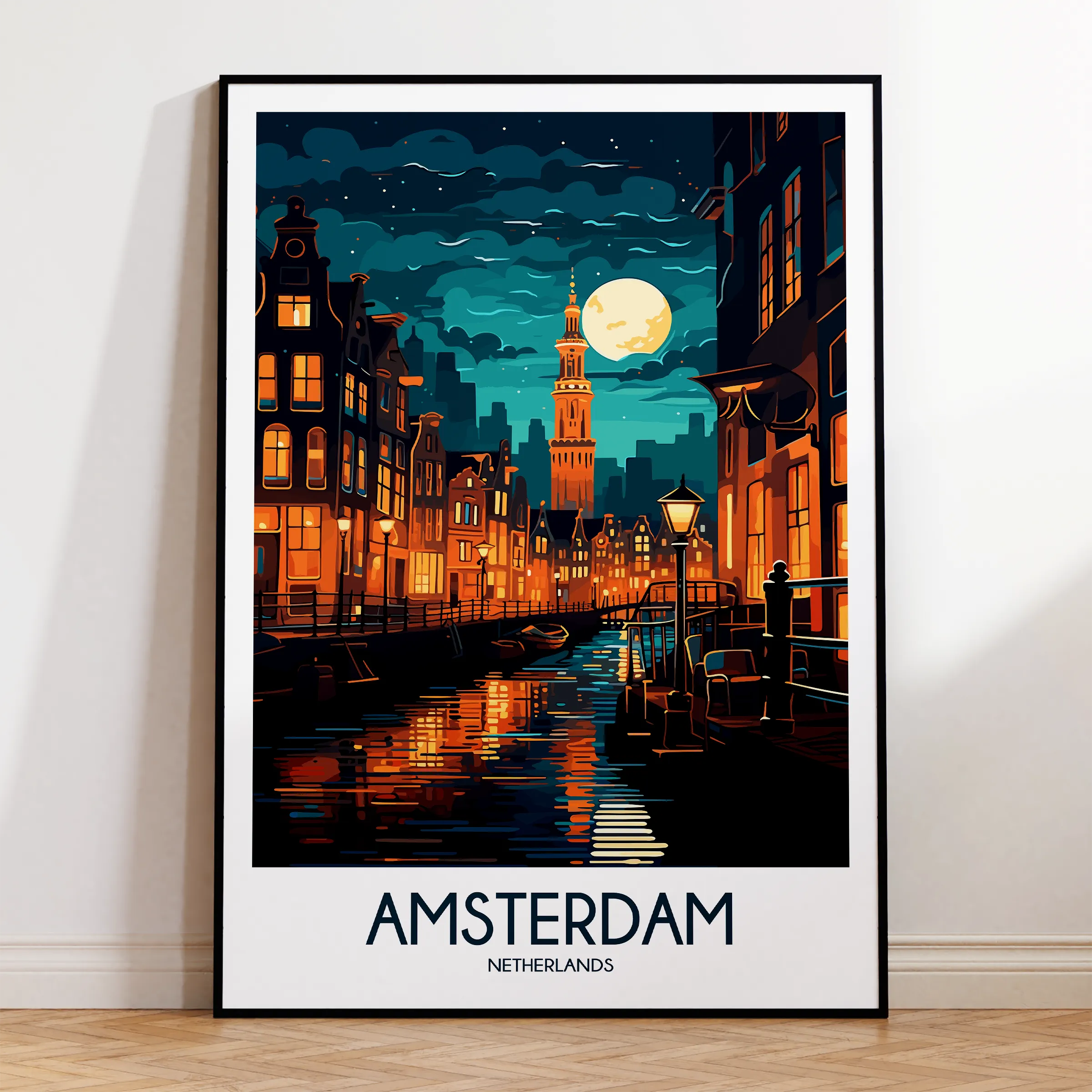 Amsterdam Destination Art Gift