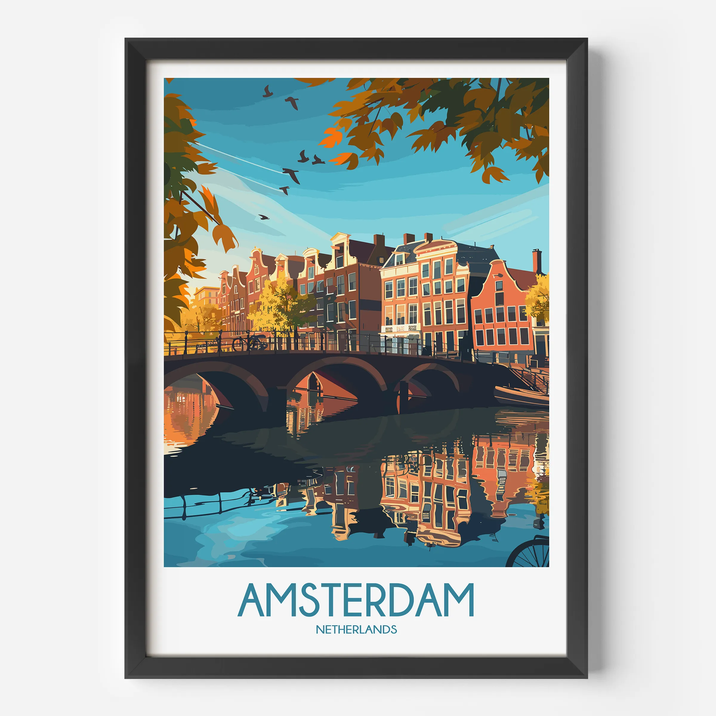 Amsterdam Minimalist Wall Art