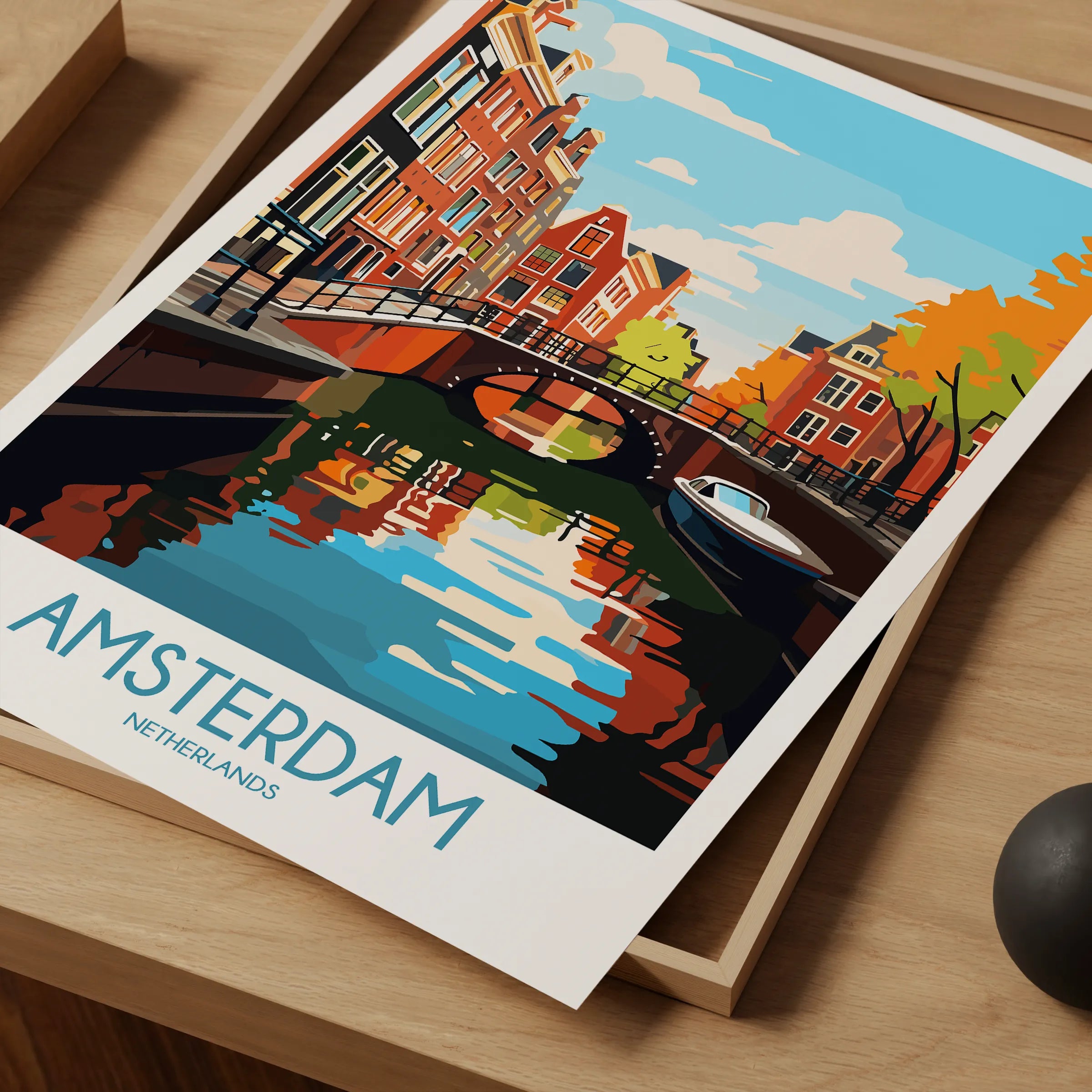 Amsterdam Scenic Landscape Art