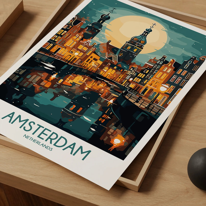 Amsterdam Scenic Landscape Art