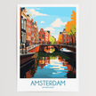 Amsterdam Scenic Landscape Art
