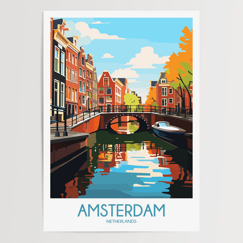 Amsterdam Scenic Landscape Art
