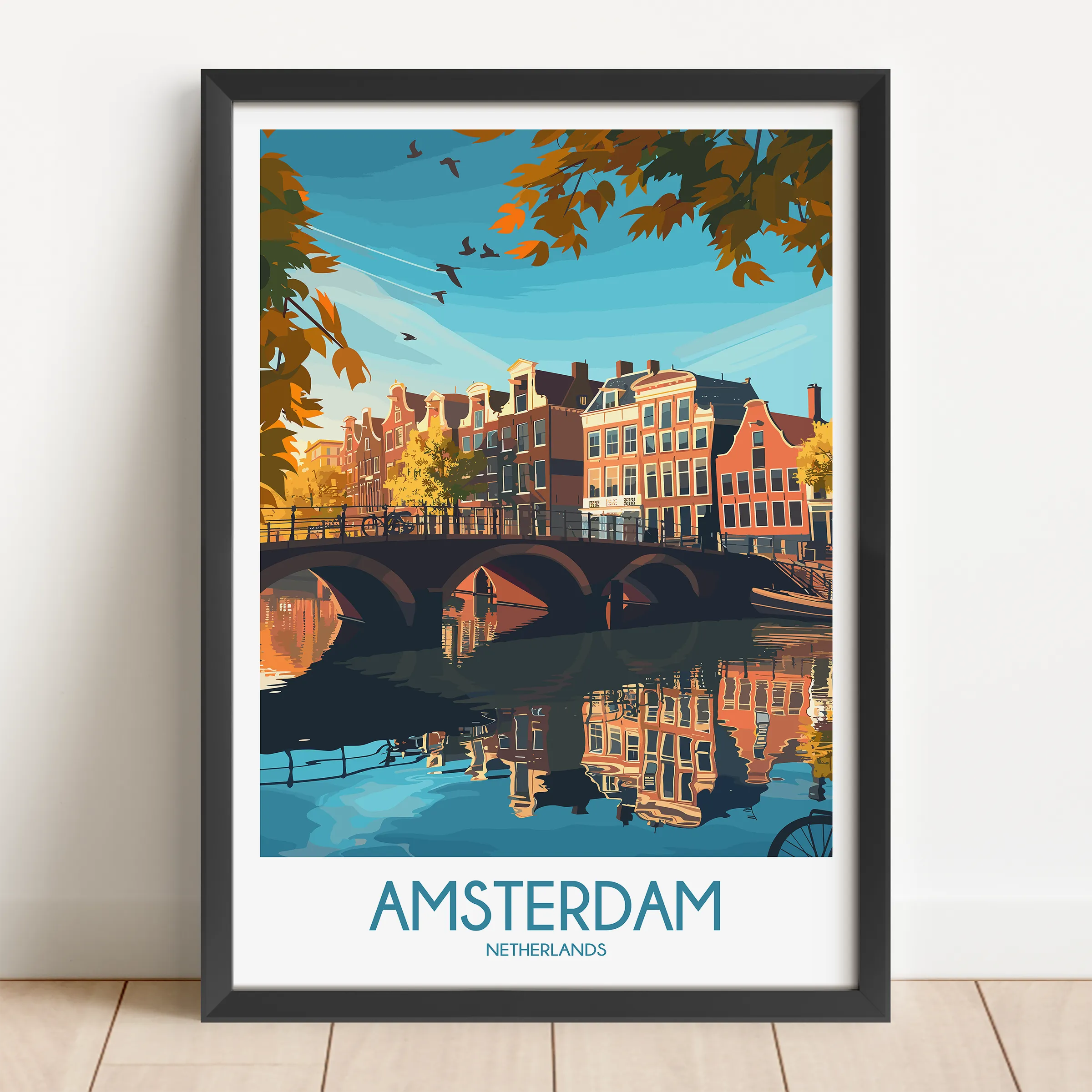 Amsterdam Scenic Landscape Art