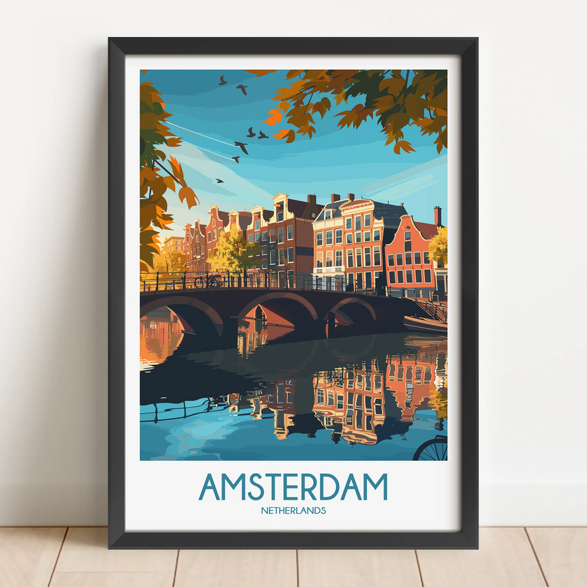 Amsterdam Scenic Landscape Art