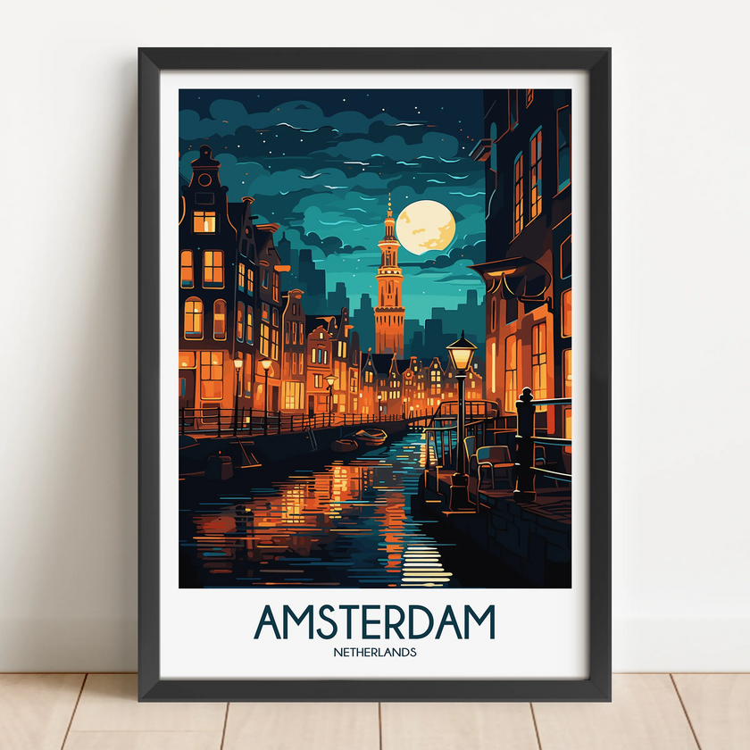 Amsterdam Scenic Landscape Art