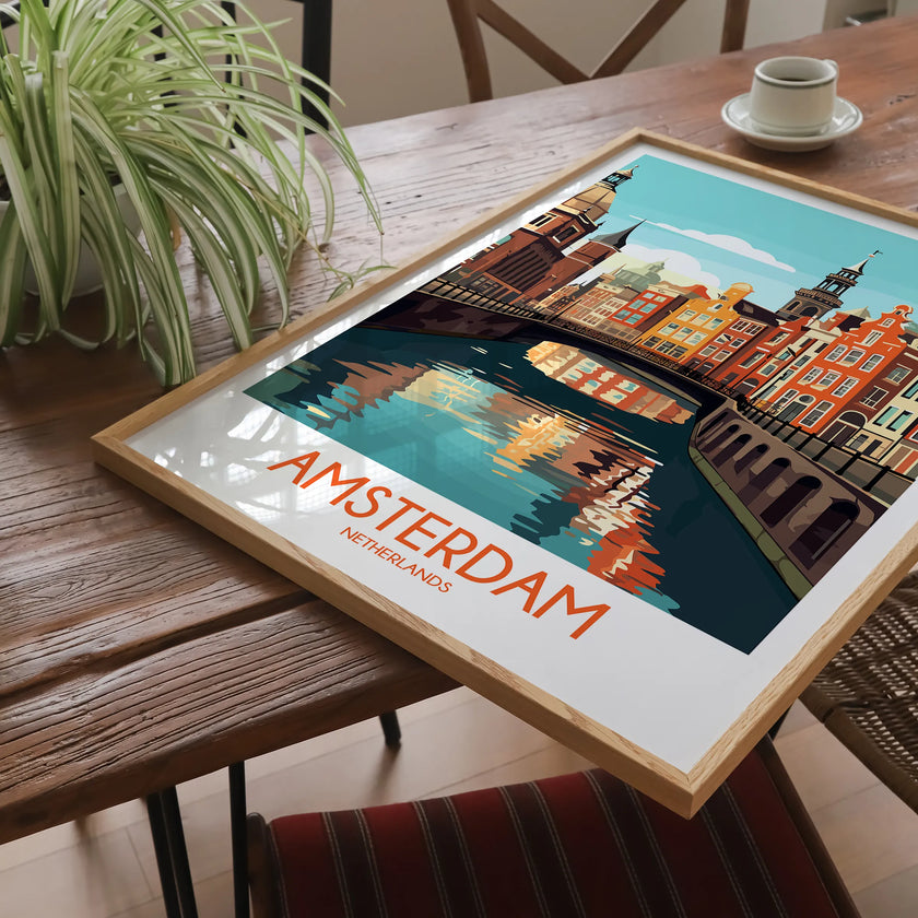Amsterdam Souvenir Poster Print