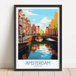 Amsterdam Souvenir Poster Print