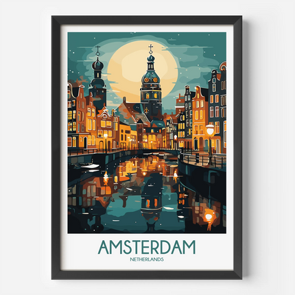 Amsterdam Souvenir Poster Print