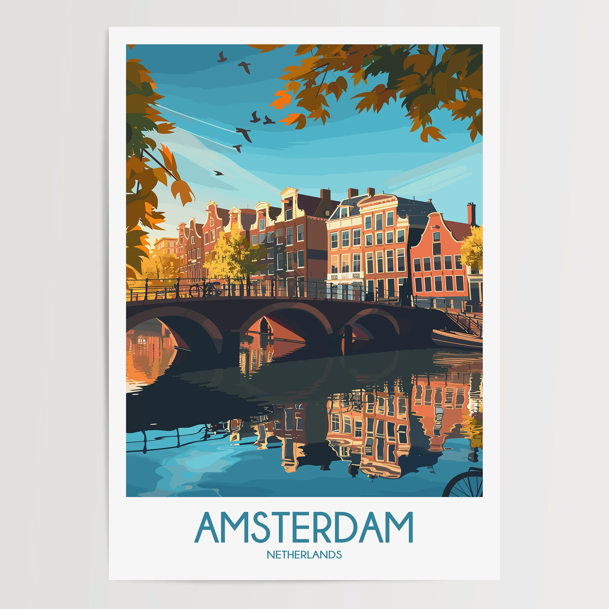 Amsterdam Travel Memory Gift