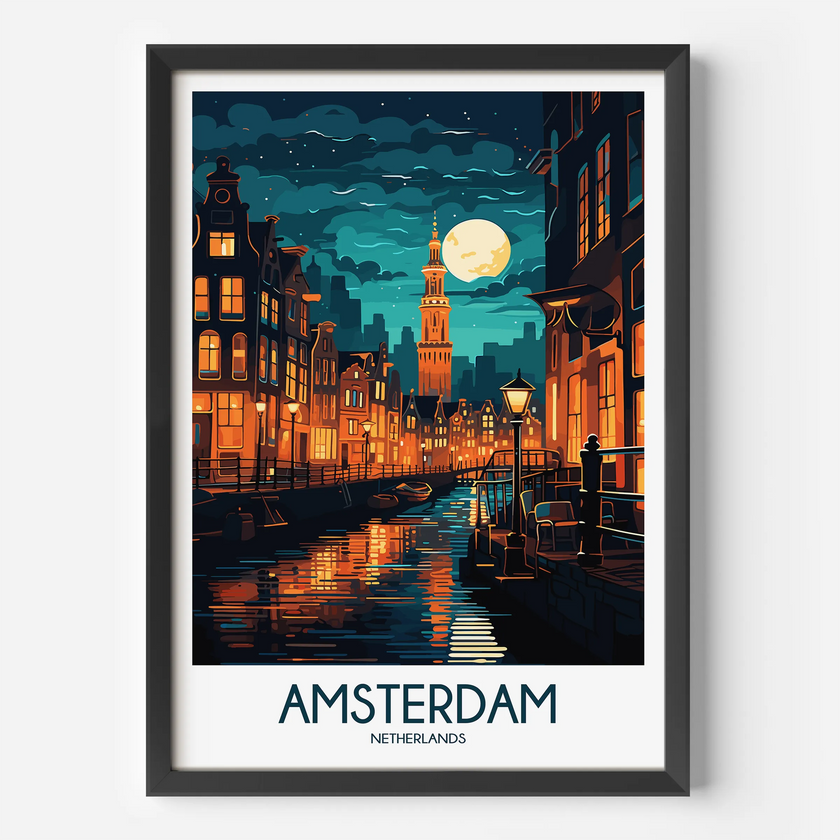 Amsterdam Travel Memory Gift