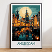 Amsterdam Travel Memory Gift