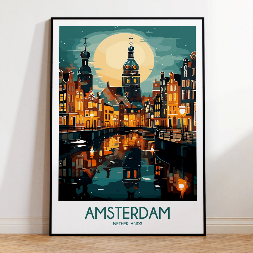 Amsterdam Travel Memory Gift