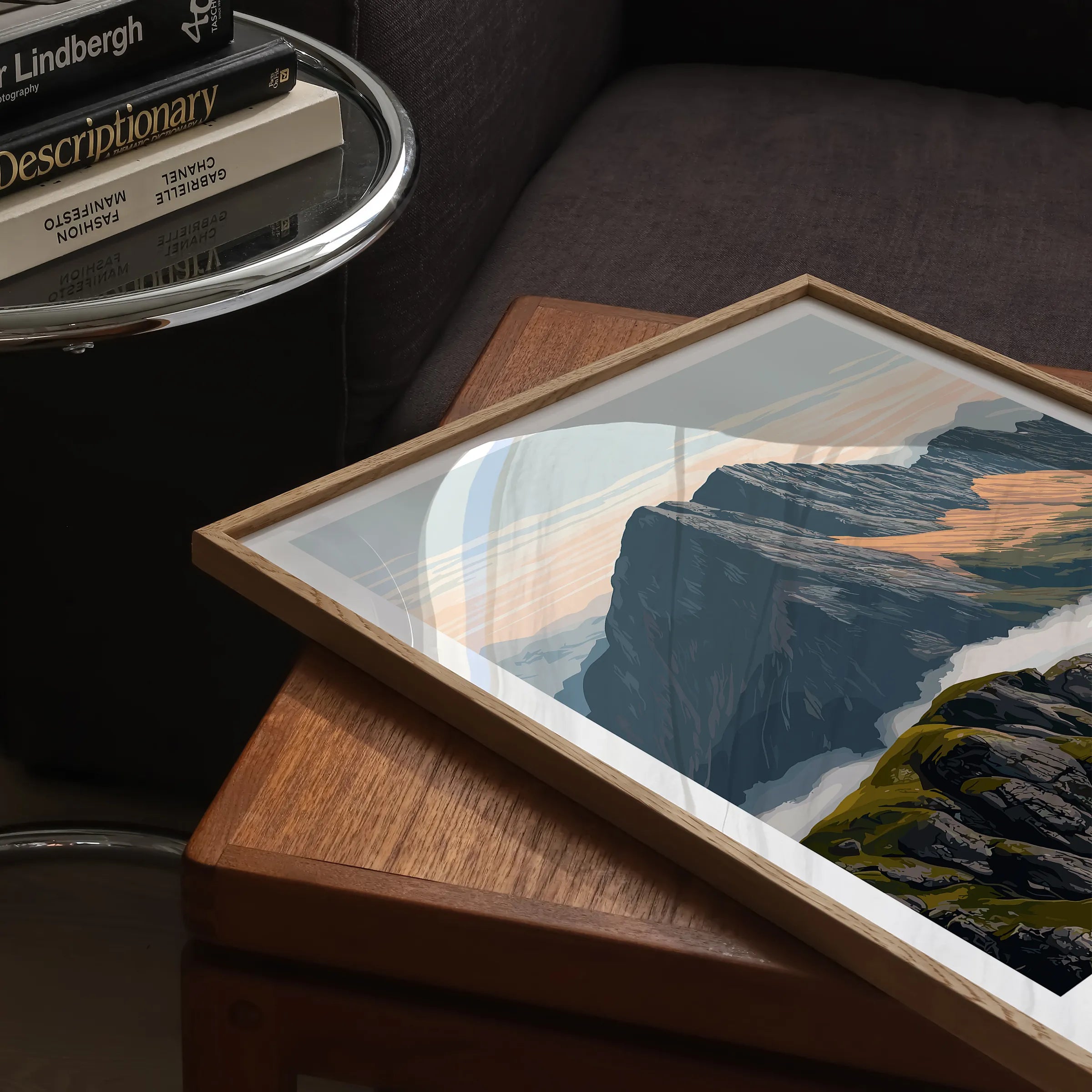An Teallach Retro Travel Illustration