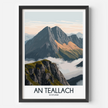 An Teallach Retro Travel Illustration
