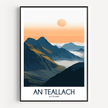 An Teallach Vintage Style Print