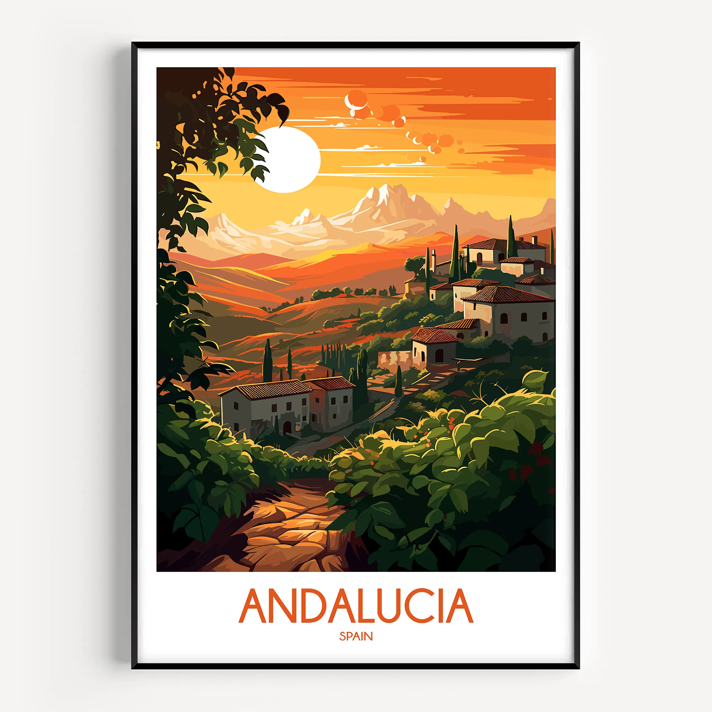 Andalucia Scenic Landscape Art