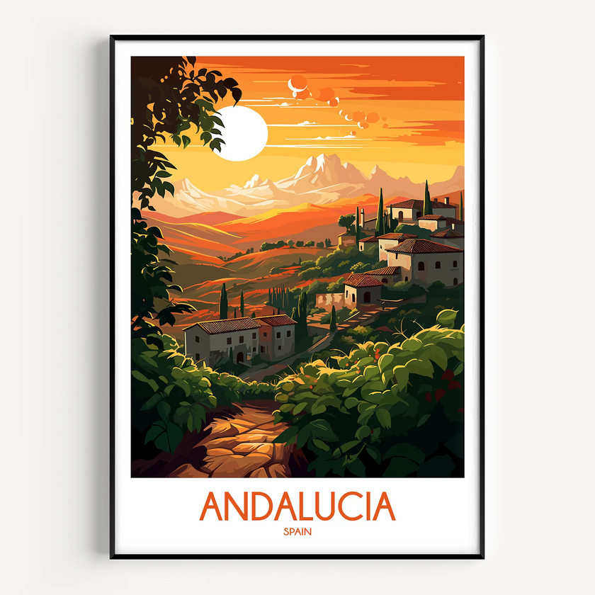 Andalucia Scenic Landscape Art