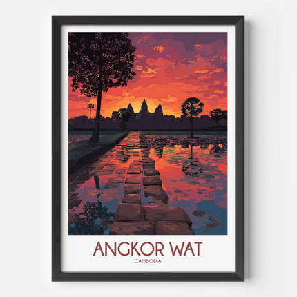 Angkor Wat Home Office Decor