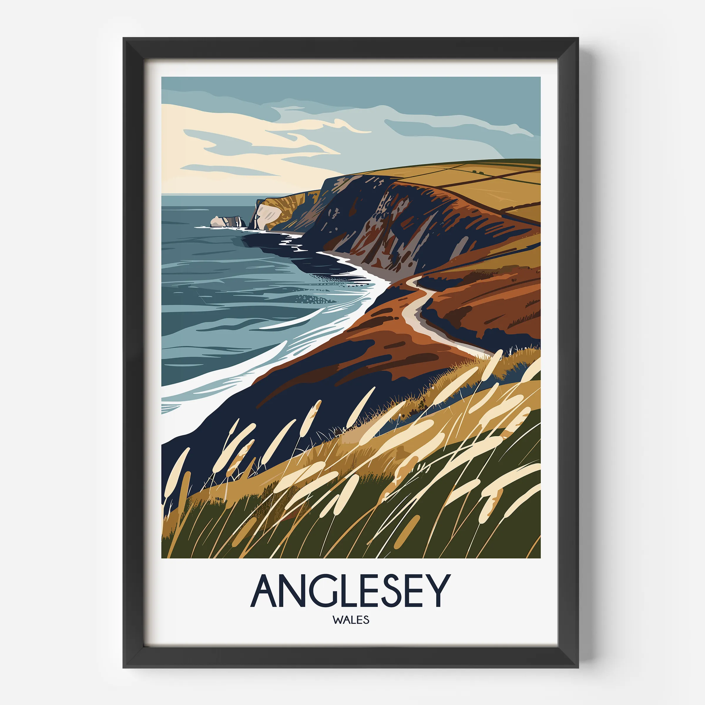 Anglesey Souvenir Poster Print