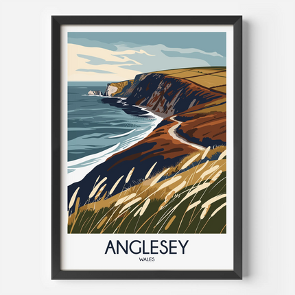 Anglesey Souvenir Poster Print