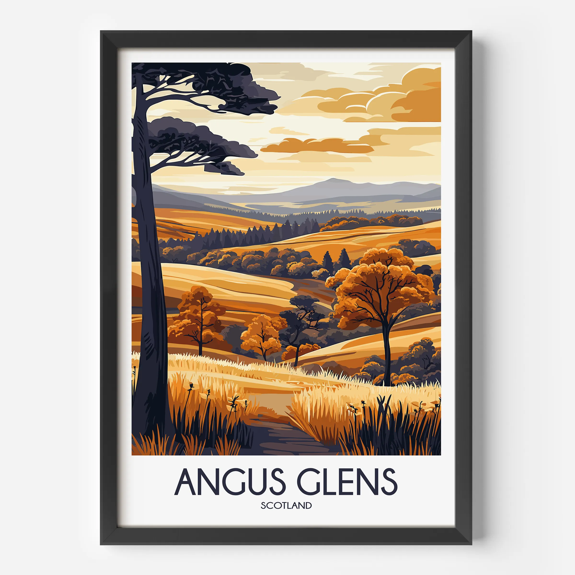 Angus Glens Gallery Quality Print