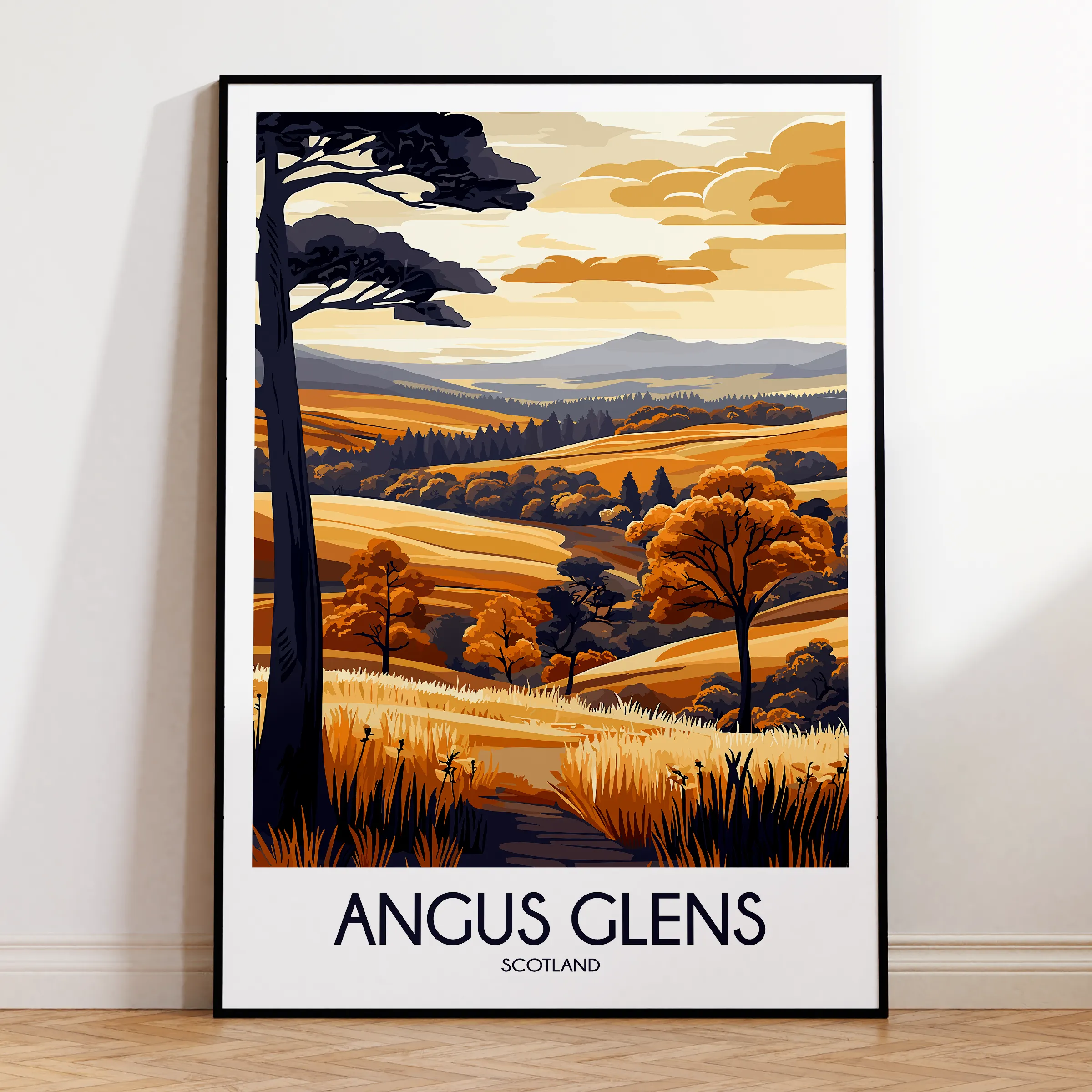 Angus Glens Souvenir Poster Print