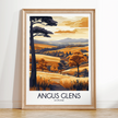 Angus Glens Vintage Style Print
