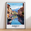 Annecy Destination Art Gift
