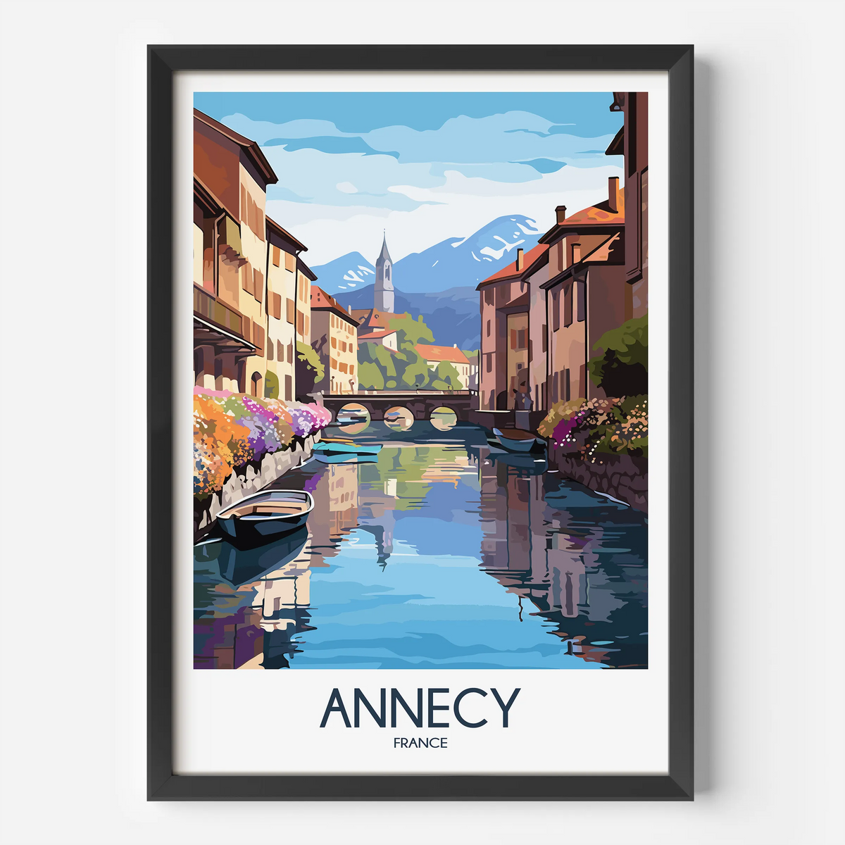 Annecy Scenic Landscape Art