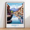 Annecy Scenic Landscape Art