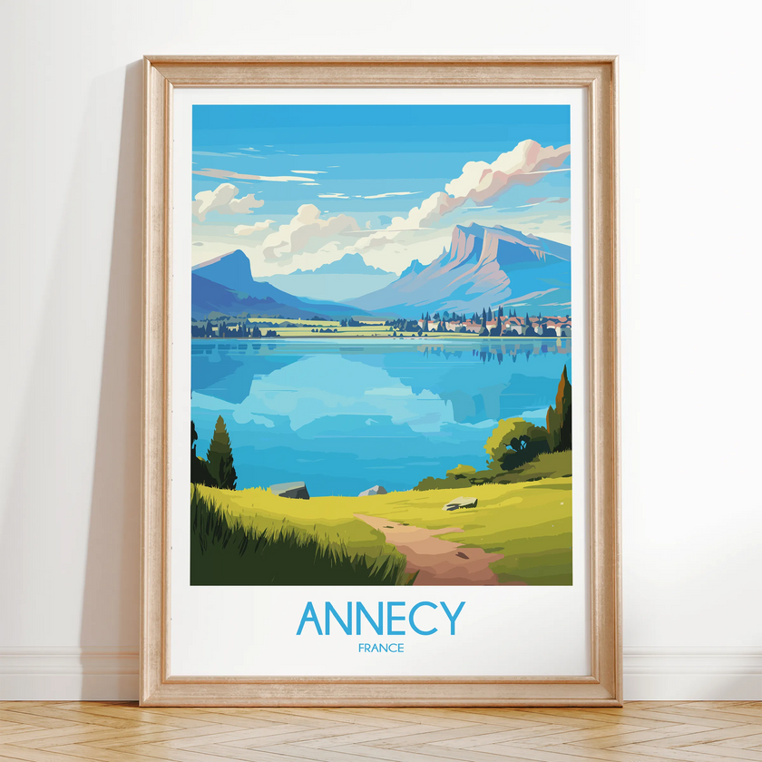 Annecy Souvenir Poster Print