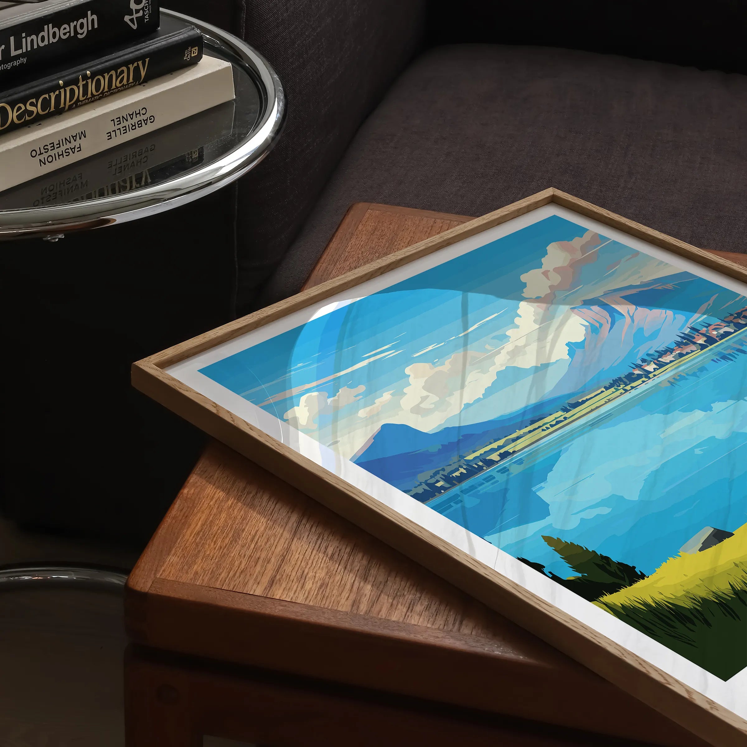 Annecy Vintage Style Print