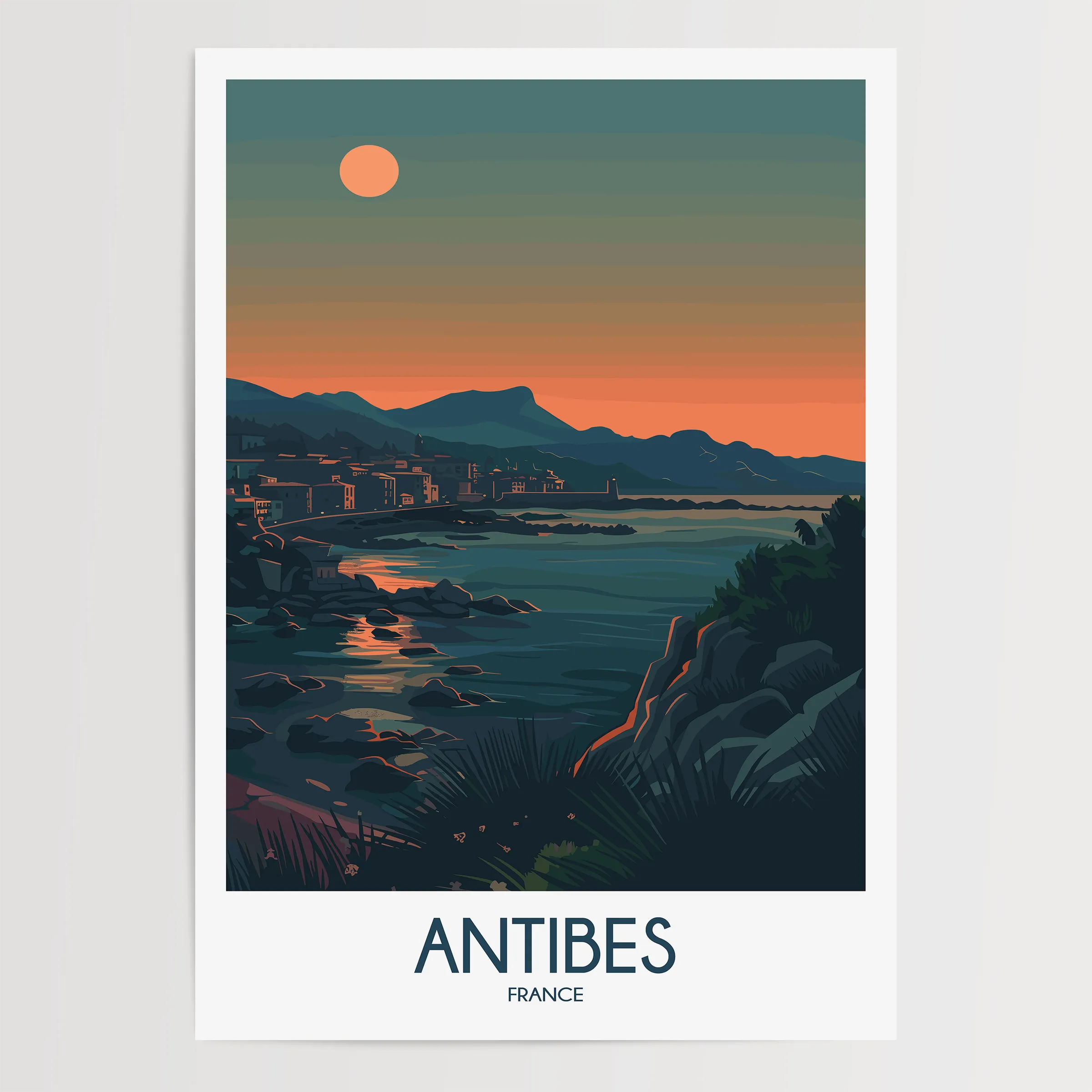 Antibes Destination Art Gift