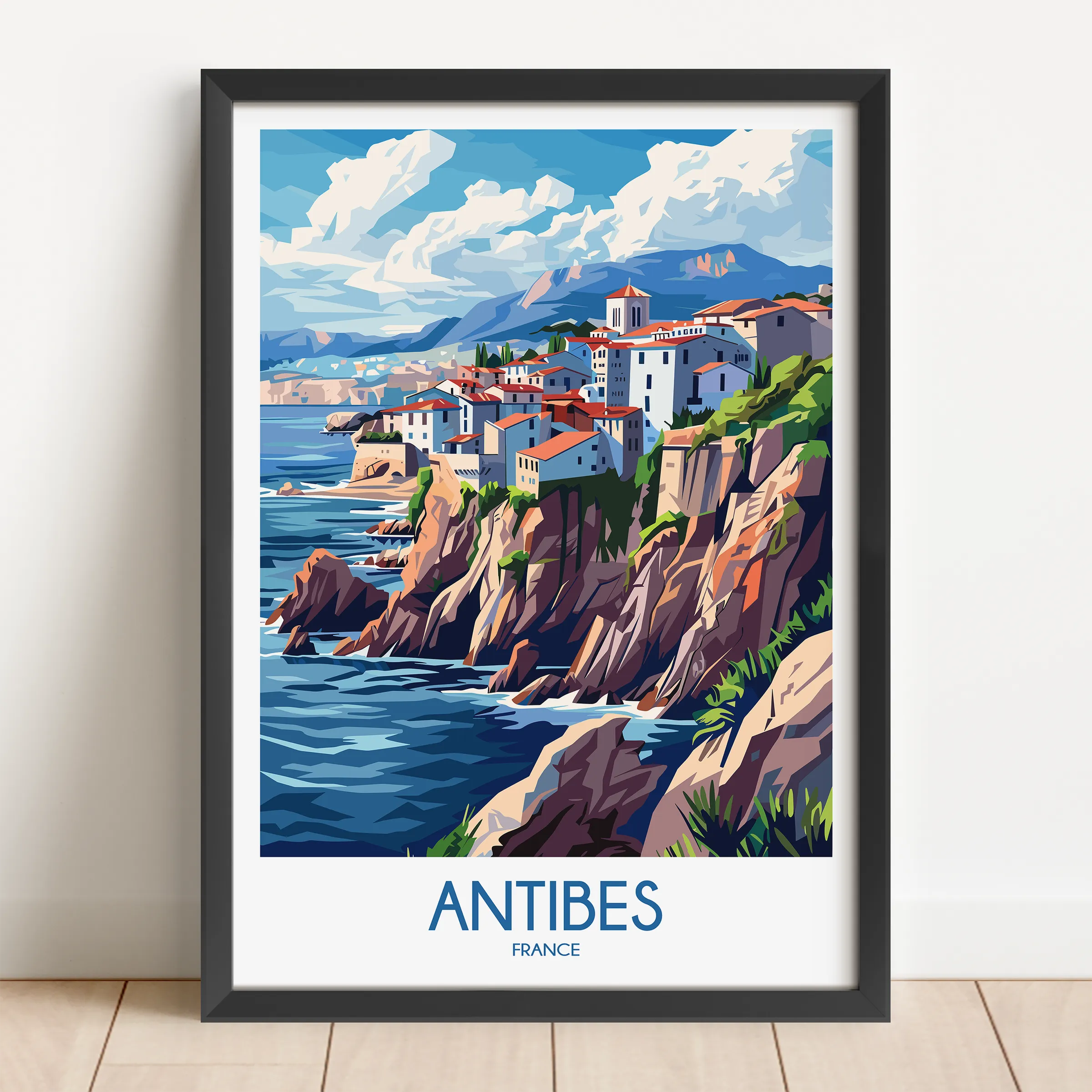 Antibes Scenic Landscape Art