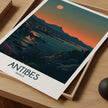Antibes Vintage Style Print