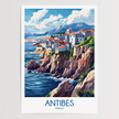 Antibes Vintage Style Print