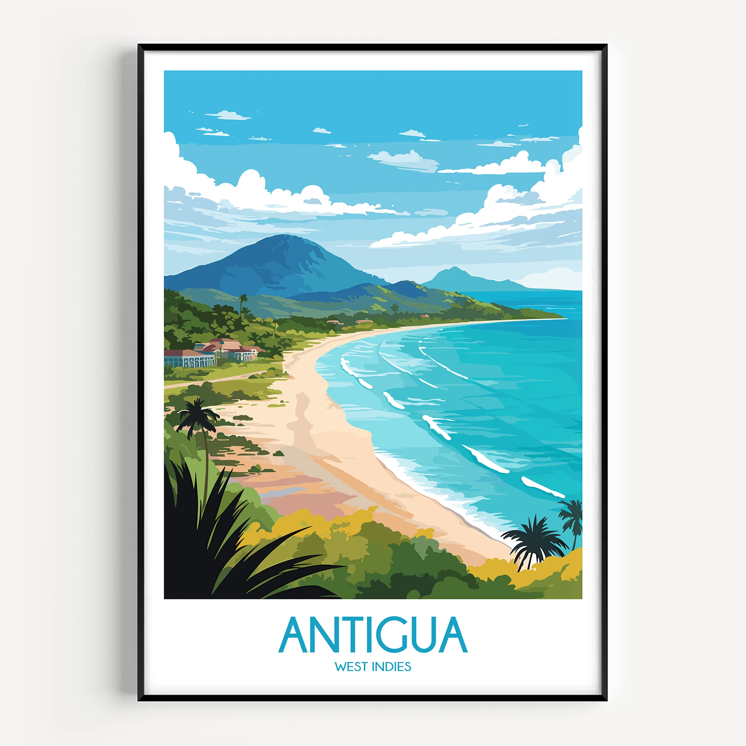 Antigua Minimalist Wall Art