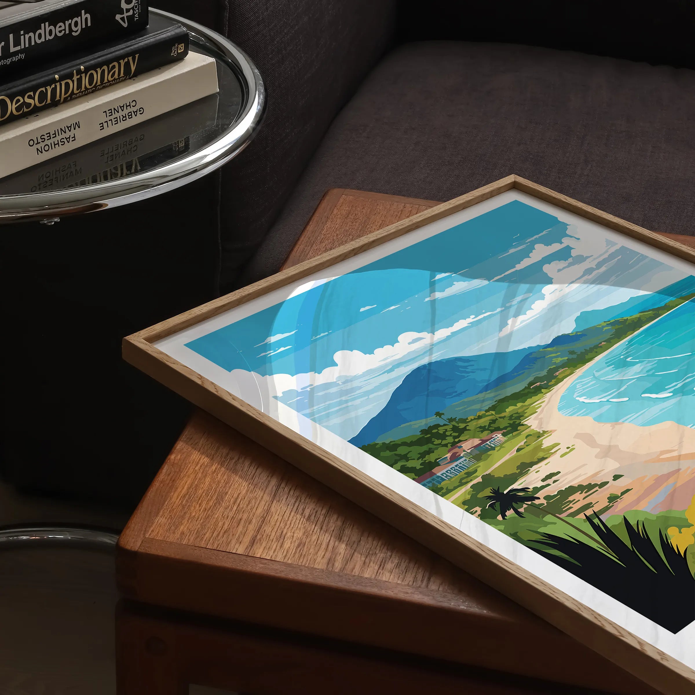 Antigua Retro Travel Illustration