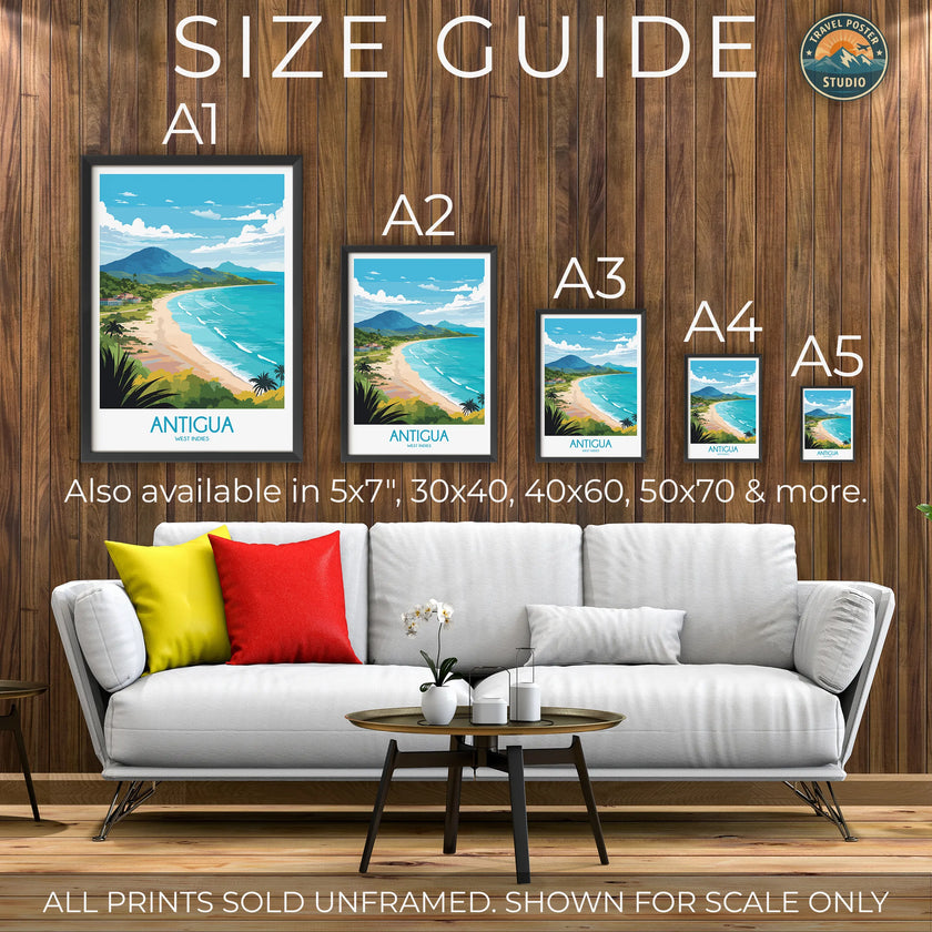 Antigua Vintage Style Print