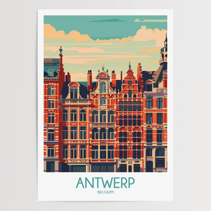 Antwerp Minimalist Wall Art