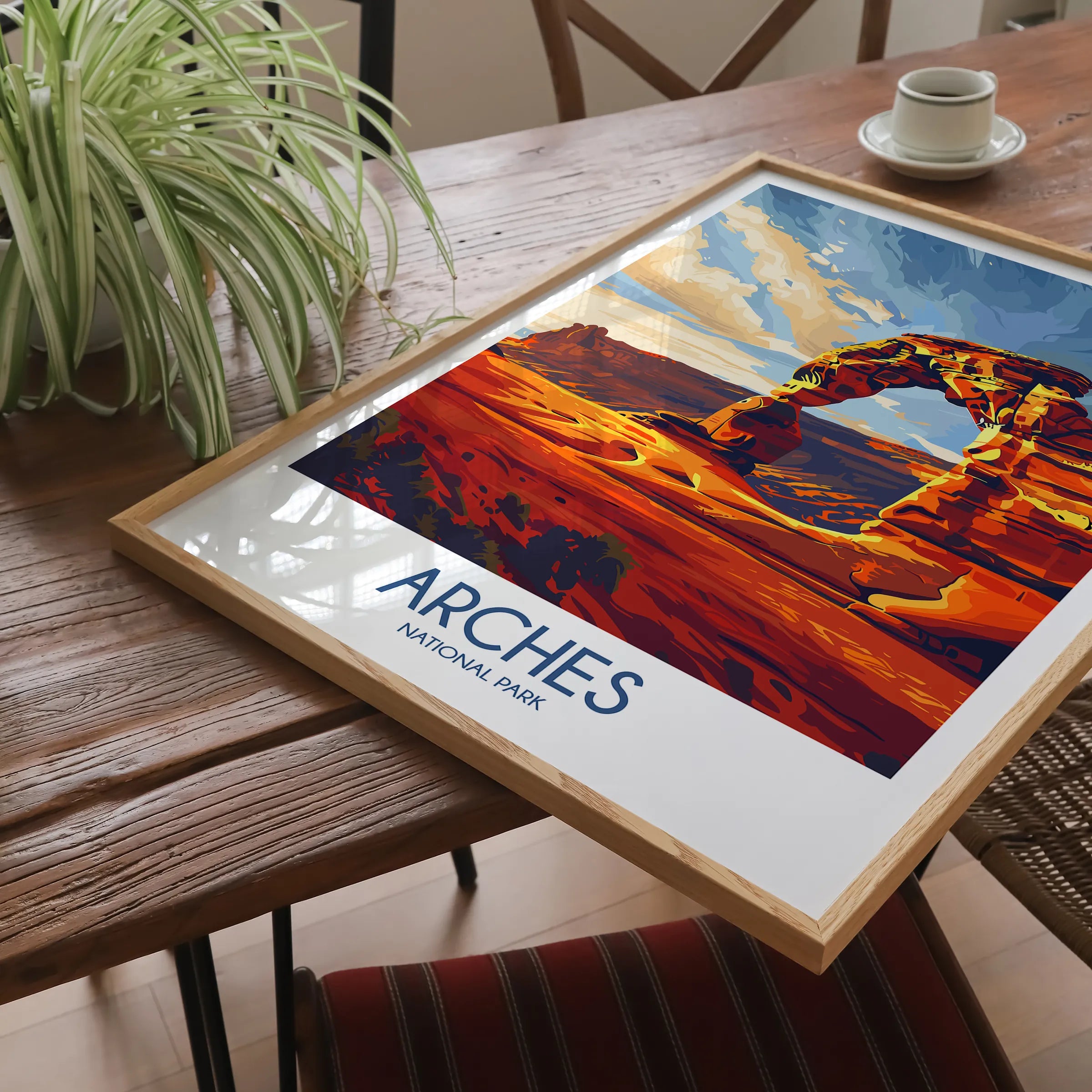 Arches Modern Travel Poster