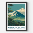 Arenal Volcano Destination Art Gift